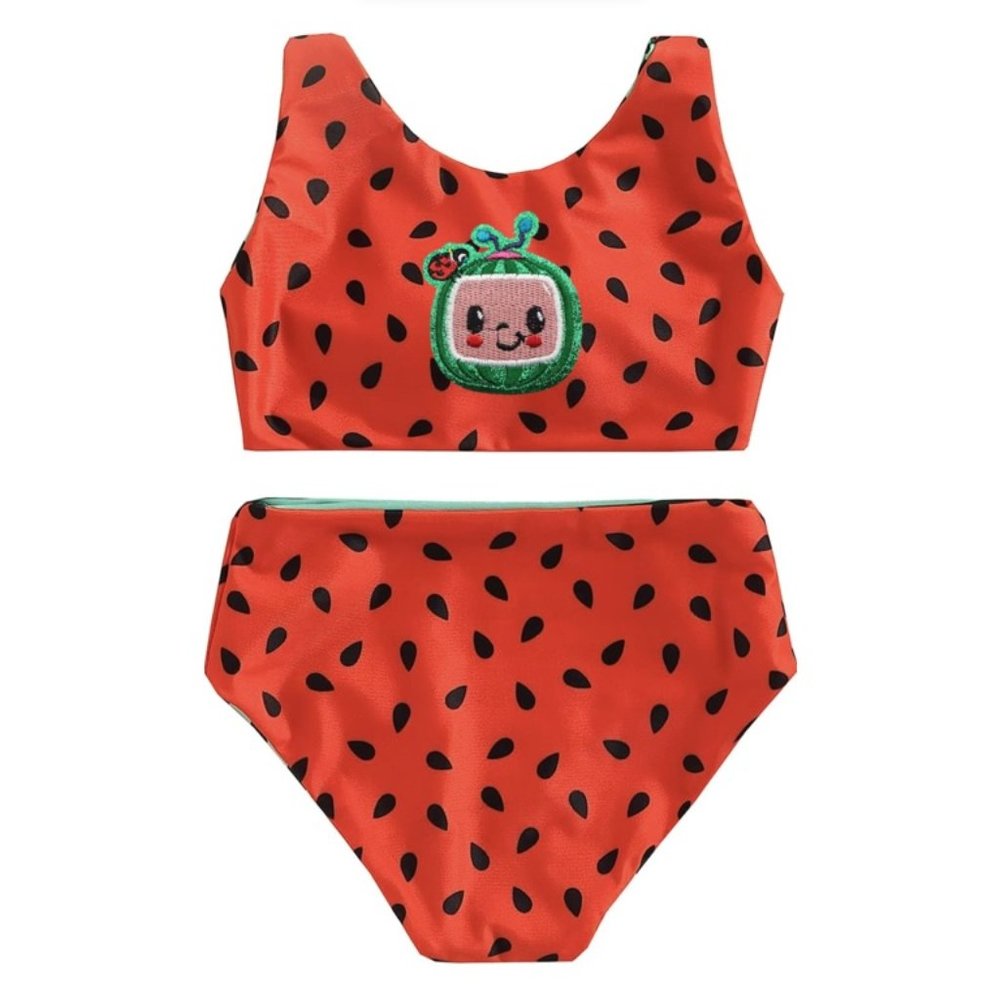 Cocomelon Swimsuit Bathing Suit Bikini Birthday Watermelon Swimwear